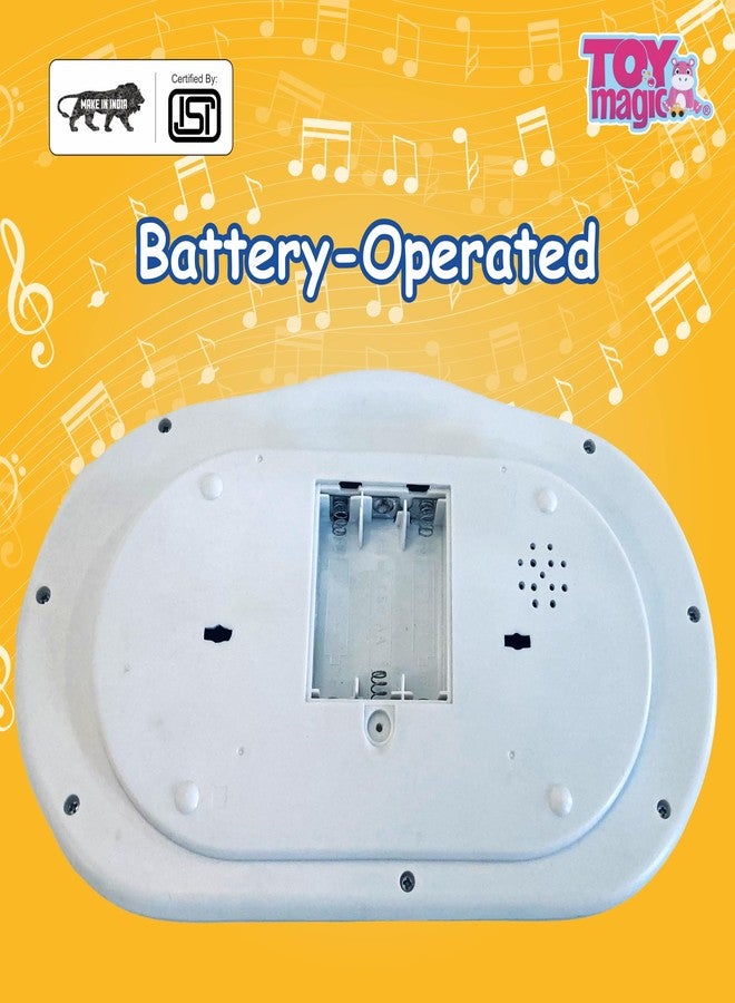 ToyMagic Interactive Musical Book Piano Toy for Kids|Early Learning Educational Sound Book with Flip Page, Animal Sounds, Nursery Rhymes & Songs|Baby & Toddler Development LED Light Toy|Ages 1-5 Years - Image 5